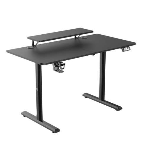 Biurko, elektycznie regulowany, 120X60 cm, 72-117 cm, HIGHLANDER BLACK, czarny, ULTRADESK Biurko, elektycznie regulowany, 120X60 cm, 72-117 cm, HIGHLANDER BLACK, czarny, ULTRADESK
