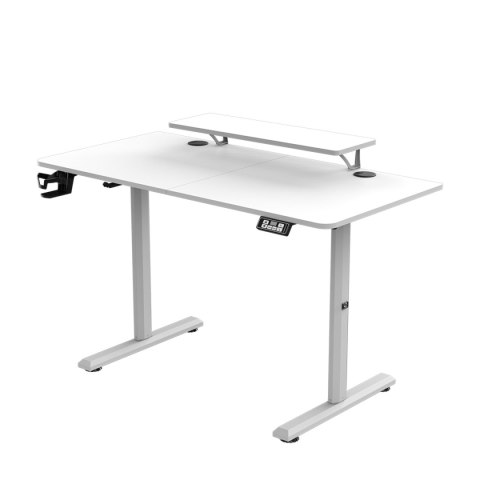 Biurko, elektycznie regulowany, 120X60 cm, 72-117 cm, HIGHLANDER WHITE, biały, ULTRADESK Biurko, elektycznie regulowany, 120X60 cm, 72-117 cm, HIGHLANDER WHITE, biały, ULTRADESK