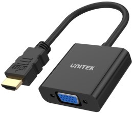 Adapter Unitek Y-6333 HDMI to VGA + audio UNITEK