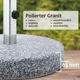 Anaterra Granitowa podstawa pod parasol, okrągła, 30 kg