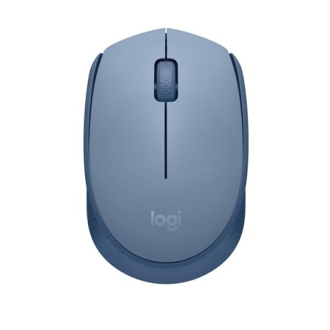 Mysz bezprzewodowa, Logitech M171, niebiesko-szara, optyczna, 1000DPI