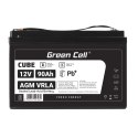 Green Cell Cube AGM VRLA IP54 12V 90Ah bezobsługowy akumulator do kampera fotowoltaiki paneli solarnych łodzi