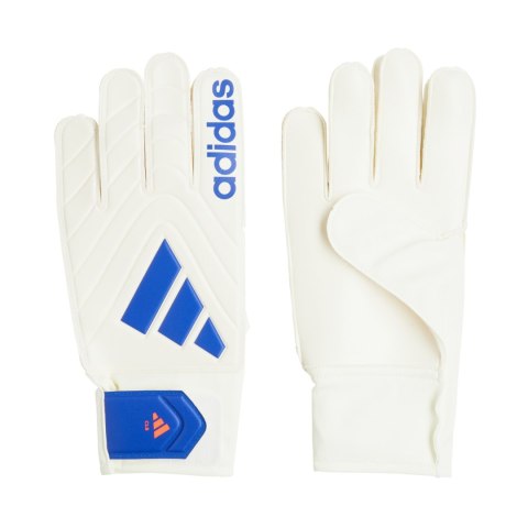 Rękawice bramkarskie adidas Copa Club Goalkeeper biało-niebieskie IX3835