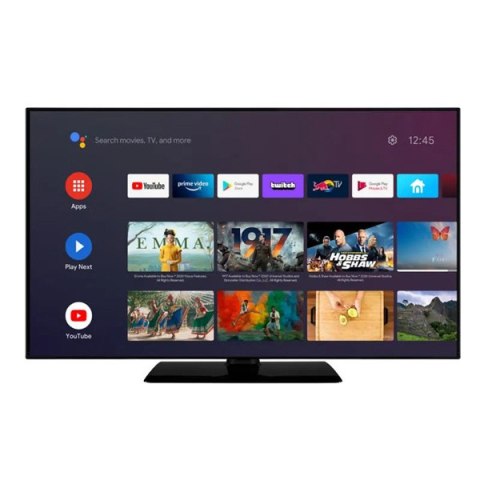 Televize Orava, úhl. 108 cm, LED TV, Full HD (1920 x 1080), 600 Hz (UM, R), DVB-T2/C/S2 (MPEG2, MPEG4), 3x HDMI, VGA vstup, SPID