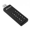 Verbatim USB flash disk, USB 3.0, 64GB, Keypad Secure, czarny, 49428, 256bitowe szyfrowanie AES, LED złącze USB A