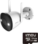 Kamera IP Imou Bullet 2 4MP IPC-F42FEP z kartą pamięci 64GB IMOU