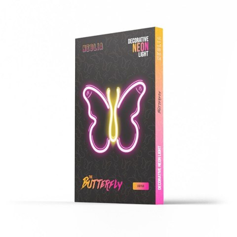 Neon LED Light BUTTERFLY pink NNE03 Neolia