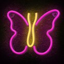 Neon LED Light BUTTERFLY pink NNE03 Neolia