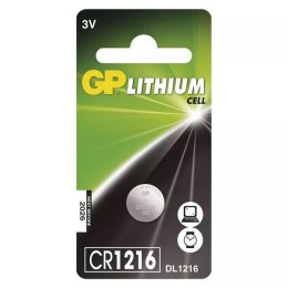 Bateria litowa, CR1216, CR1216, 3V, GP, blistr, 1-pack