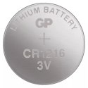 Bateria litowa, CR1216, CR1216, 3V, GP, blistr, 5-pack