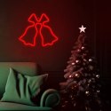 Neon LED CHRISTMAS BELLS red FLNE17 Forever Light