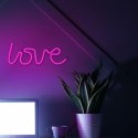 Neon LED Light LOVE pink Bat + USB FLNE05 Forever Light