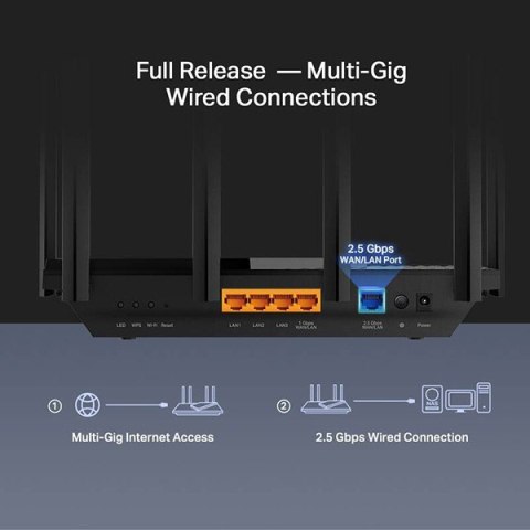 TP-LINK router Archer AX72 Pro 2.4GHz i 5GHz, access point, IPv6, 4800Mbps, zewnętrzna anténa, 802.11ax TP-LINK router Archer AX72 Pro 2.4GHz i 5GHz, access point, IPv6, 4800Mbps, zewnętrzna anténa, 802.11ax