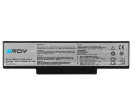 Bateria RDY A32-K72 do Asus K72 K72D K72F K72J K73S K73SV X73S X77 N71 N71J N71V N73 N73J N73S N73SV