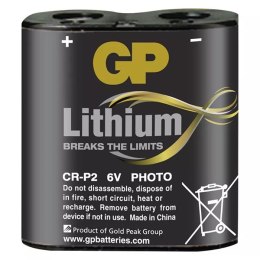 Bateria litowa, CR-P2, CR-P2, 6V, GP, blistr, 1-pack