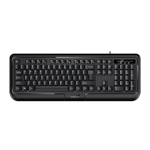 Genius KB-118 II, klawiatura CZ/SK, klasyczna, wodoodporny rodzaj przewodowa (PS/2), czarna Genius KB-118 II, klawiatura CZ/SK, klasyczna, wodoodporny rodzaj przewodowa (PS/2), czarna