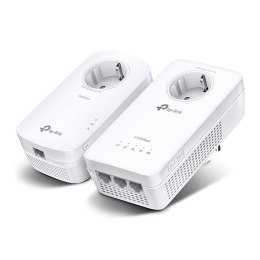 TP-LINK powerline (LAN przez 230V) TL-WPA8631P KIT 1300Mbps, gniazdka elektryczne, do 300m, szyfrowanie AES