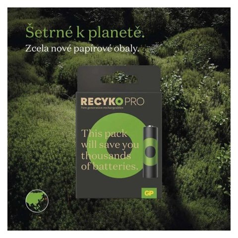 Akumulatorki, AA (HR6), 1.2V, 2000 mAh, GP, kartonik, 4-pack, ReCyko Pro Photo Flash Akumulatorki, AA (HR6), 1.2V, 2000 mAh, GP, kartonik, 4-pack, ReCyko Pro Photo Flash