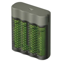 GP uniwersalna ładowarka B53457, na 4 szt. AA/AAA, NiMH, USB 5 V/1 A, ładowanie pojedynczych cel, micro USB, w zestawie 4x AA R
