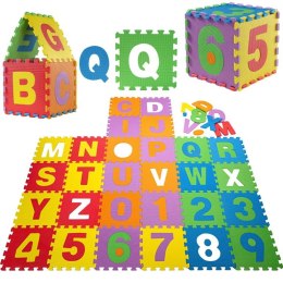 GAMES PLANET Piankowe puzzle cyfry i litery, 86 elementów GamesPlanet®