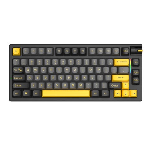 Marvo MEQA 80W, klawiatura US, Tri-mode, mechaniczna, RGB