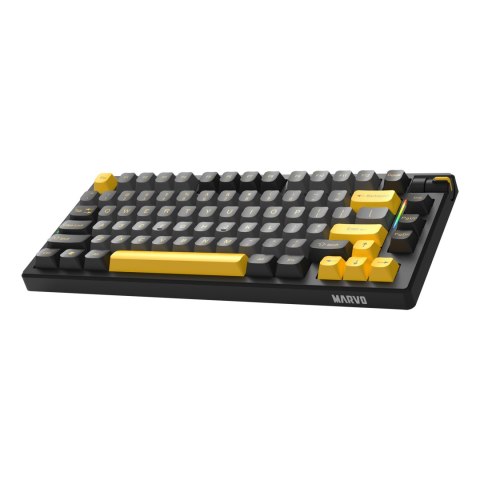 Marvo MEQA 80W, klawiatura US, Tri-mode, mechaniczna, RGB Marvo MEQA 80W, klawiatura US, Tri-mode, mechaniczna, RGB