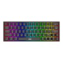 Marvo SHOGO 63, klawiatura US, do gry, przewodowa (USB), czarna, mechaniczna, podświetlenie