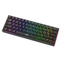 Marvo SHOGO 63, klawiatura US, do gry, przewodowa (USB), czarna, mechaniczna, podświetlenie