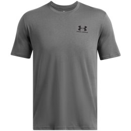 Koszulka męska Under Armour Sportstyle Left Chest SS szara 1326799 025