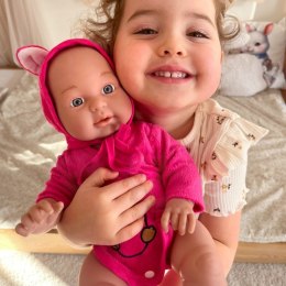 WOOPIE Lalka Bobas w Ubranku Misio 46 cm Woopie