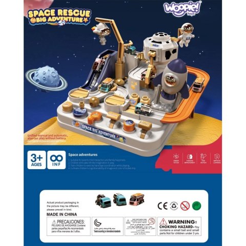 WOOPIE Interaktywny Tor Przeszkód Samochodowy " Kosmiczna Przygoda Astronauty" Woopie WOOPIE Interaktywny Tor Przeszkód Samochodowy " Kosmiczna Przygoda Astronauty" Woopie