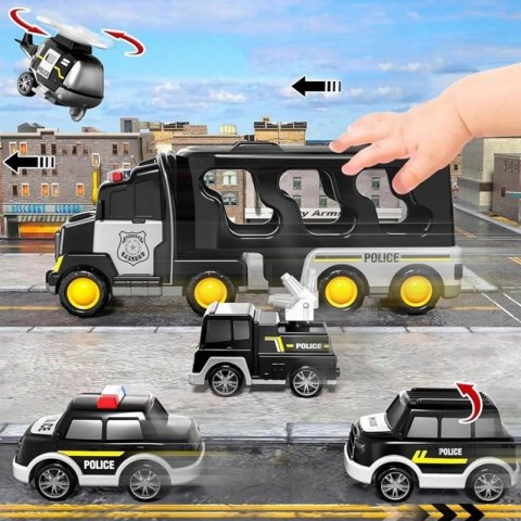 WOOPIE Laweta Drogowa Zestaw 5 Aut - Policja Woopie WOOPIE Laweta Drogowa Zestaw 5 Aut - Policja Woopie