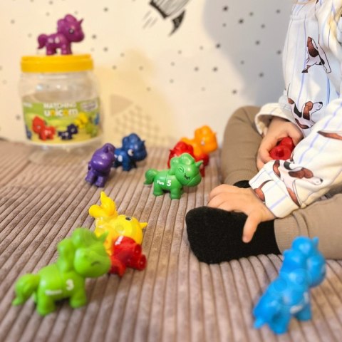 WOOPIE Zestaw Nauka Liczb Kolorów Montessori Figurki Jednorożce do Składania "Dopasuj Cyferki" 13 el. Woopie WOOPIE Zestaw Nauka Liczb Kolorów Montessori Figurki Jednorożce do Składania "Dopasuj Cyferki" 13 el. Woopie