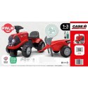 FALK Jeździk Traktorek Baby Case IH Ride-On Czerwony z Przyczepką + akc. od 12 miesięcy FALK