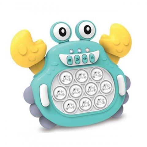 WOOPIE Gra POP IT Elektroniczna Antystresowa Zręcznościowa Krab Zielony Woopie WOOPIE Gra POP IT Elektroniczna Antystresowa Zręcznościowa Krab Zielony Woopie