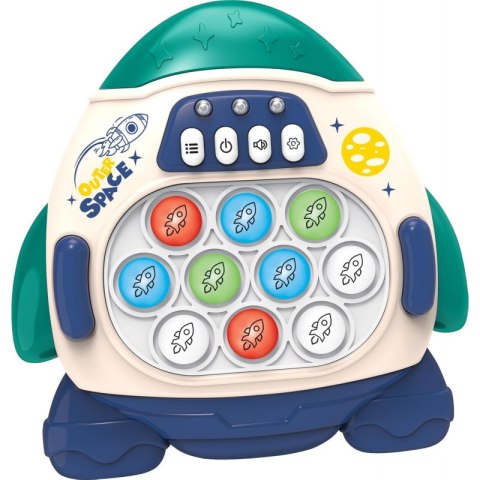 WOOPIE Gra POP IT Elektroniczna Antystresowa Zręcznościowa Rakieta blue Woopie WOOPIE Gra POP IT Elektroniczna Antystresowa Zręcznościowa Rakieta blue Woopie