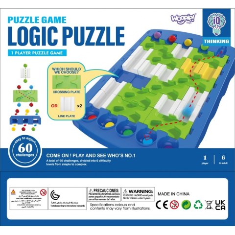 WOOPIE IQ Gra Logiczna Strategiczna Trening Mózgu "Labirynt Logiczny" Woopie WOOPIE IQ Gra Logiczna Strategiczna Trening Mózgu "Labirynt Logiczny" Woopie