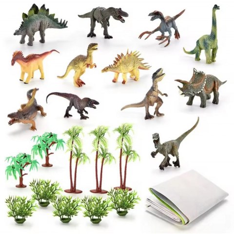 WOOPIE Zestaw Park Dinozaurów Figurki + Mata i Akcesoria 23 el. Woopie WOOPIE Zestaw Park Dinozaurów Figurki + Mata i Akcesoria 23 el. Woopie