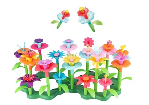 Klocki Konstrukcyjne W Kuferku Ogród Kwiatki 139 Elementów LEAN Toys Klocki Konstrukcyjne W Kuferku Ogród Kwiatki 139 Elementów LEAN Toys