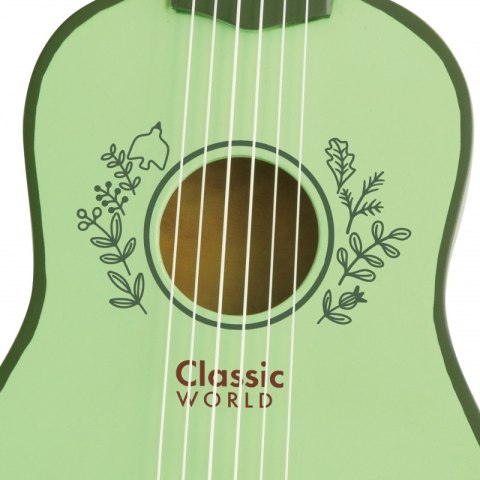 CLASSIC WORLD Drewniana Gitara Vintage dla Dzieci 3+ Classic World CLASSIC WORLD Drewniana Gitara Vintage dla Dzieci 3+ Classic World