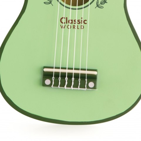 CLASSIC WORLD Drewniana Gitara Vintage dla Dzieci 3+ Classic World CLASSIC WORLD Drewniana Gitara Vintage dla Dzieci 3+ Classic World