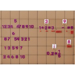 MASTERKIDZ Zestaw Cyferek i Znaków do Nauki Liczenia i Matematyki do Paneli Ściennych STEM 82 el. Masterkidz