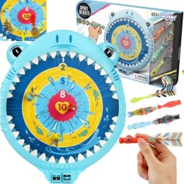 WOOPIE Magnetyczna Gra w Rzutki Bezpieczna Dart Tarcza Wesoły Rekinek Woopie
