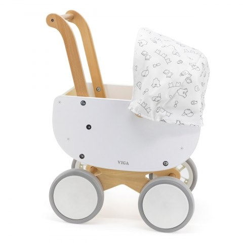 VIGA Drewniany Wózek dla Lalek z Gondolą Viga Toys VIGA Drewniany Wózek dla Lalek z Gondolą Viga Toys