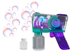 Pistolet Na Bańki Mydlane Światła Fioletowy LEAN Toys