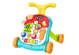 Chodzik Pchacz Stolik Edukacyjny 2w1 Interaktywny Światło i Dźwięk LEAN Toys