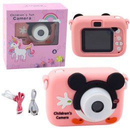 Aparat Cyfrowy Dla Dzieci Myszka Różowy 48Mpx HD 1080P LEAN Toys