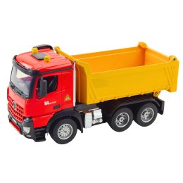 Wywrotka Zdalnie Sterowana RC 2.4G Dźwięki Żółto-Czerwona LEAN Toys
