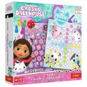 Gra 2w1 Chińczyk - Węże i drabiny Gabbys Dollhouse 02590 Trefl Gry