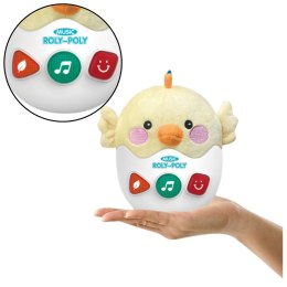 Interaktywna Wańka Wstańka Kurczak Światła Dźwięki Żółty LEAN Toys